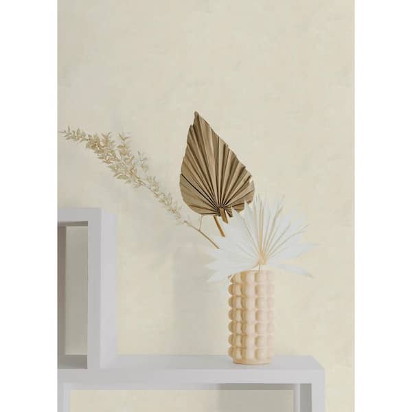 Mr. Kate Daphne Limewash Matte Vinyl White Peel and Stick Wallpaper