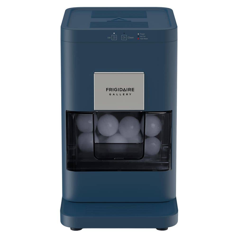10 lb. Freestanding Portable Round 2 in. Whiskey Ball Shaped Ice Maker in Navy