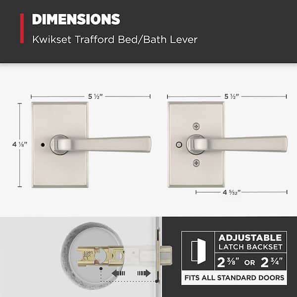 Home Decorators Collection Trafford Satin Nickel Rectangle Bed