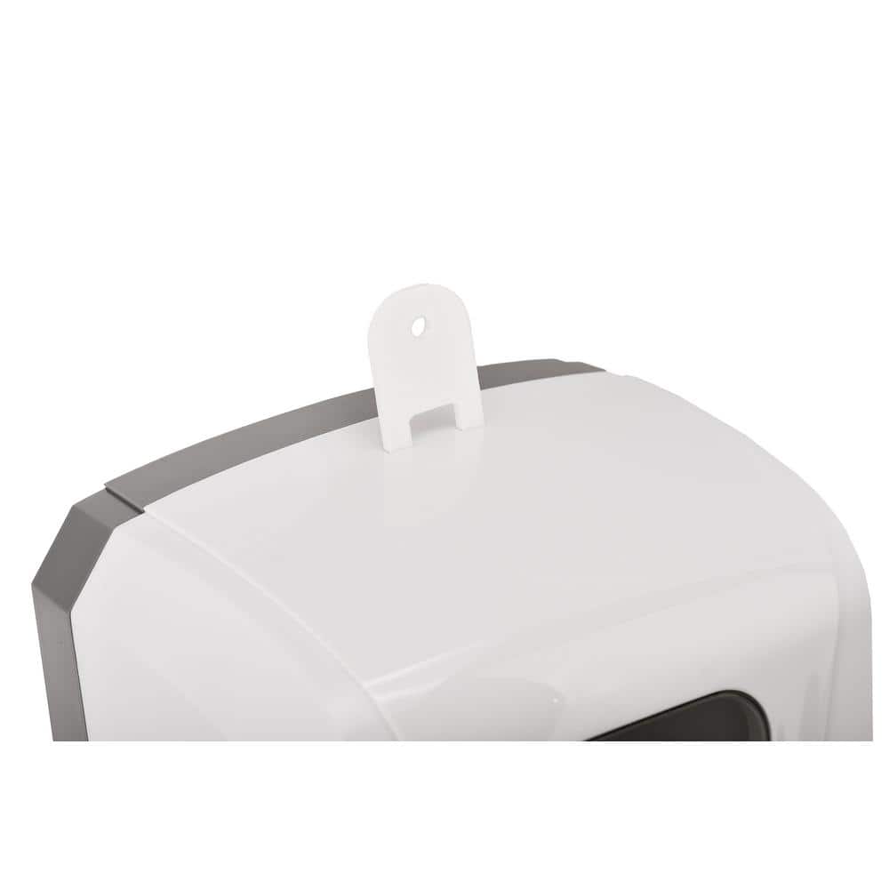 White Plastic Automatic Foaming Hand Sanitizer Dispenser