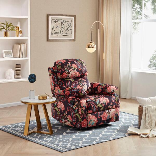 red paisley recliner