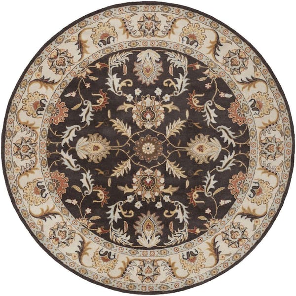Artistic Weavers Chenni Mocha 10 ft. x 10 ft. Round Indoor Area Rug