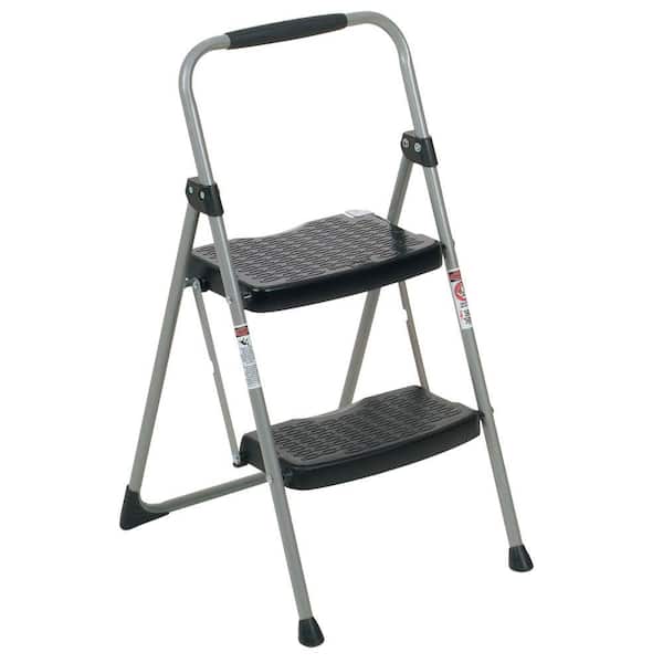 WERNER 2-Step Steel Step Stool Ladder with 225 lb. Load Capacity Type II Duty Rating (6-Pack)