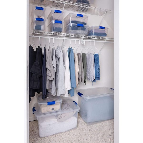 Homz Smart Solutions White Plastic Clothes Hanger (10-Pack)