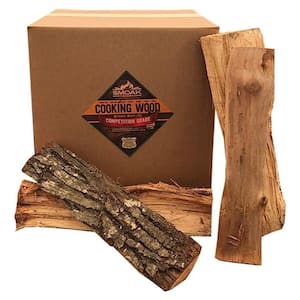 Cutting Edge Firewood Pecan Premium BBQ Smoking Wood Chunks for Smoking, Grilling, Barbecuing and Cooking Quality Food (Large Box)
