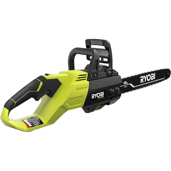 RYOBI 40V HP Brushless 14 in. Battery Chainsaw w/Extra Chain