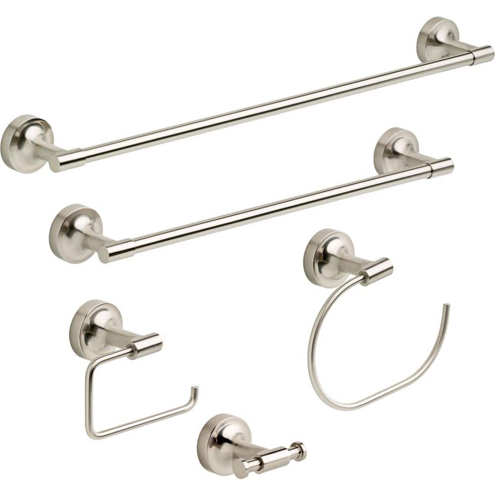 Voisin Brushed Nickel Wall Mounted Towel Ring