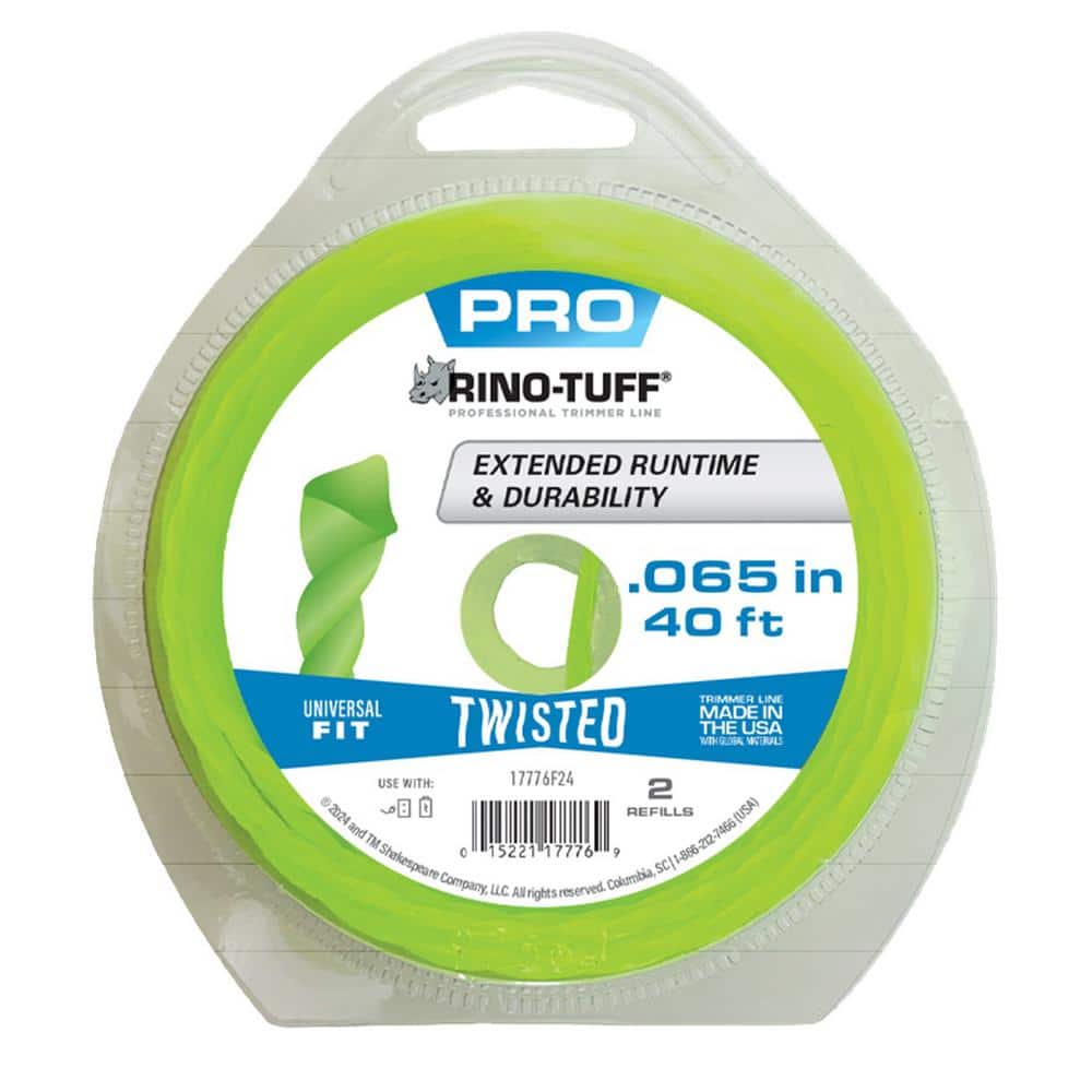 ＊Rino＊ Rino-Tuff Universal Fit 0.155 in. x 90 ft. Pro Twisted Line for