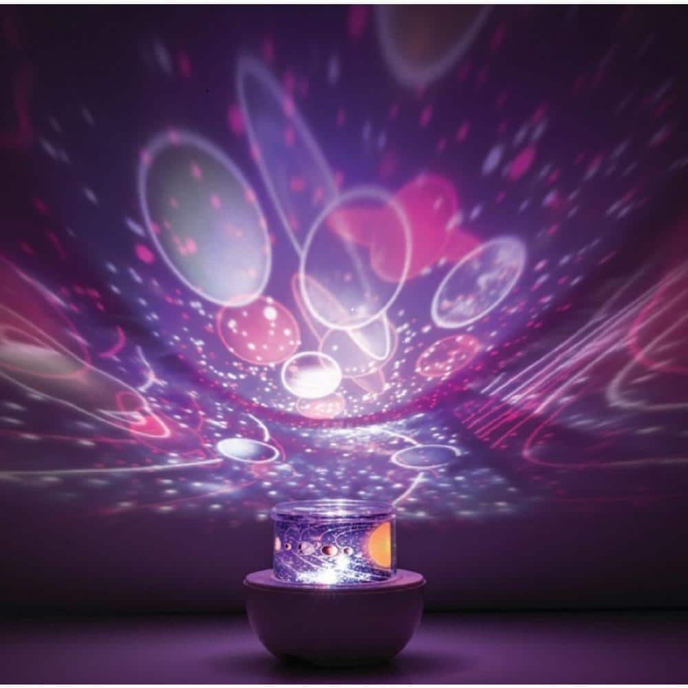 LED HD Projector  / エルイディエイチディプロジェクター Multi-Color USB Powered Rotating Integrated LED Projector with
