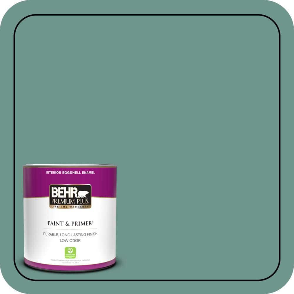 1 qt. #M440-5 Lunar Tide Eggshell Enamel Low Odor Interior Paint & Primer price history on PriceWatchPro