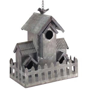 Hanging Galvanized Birdhouse The FarmHouse II