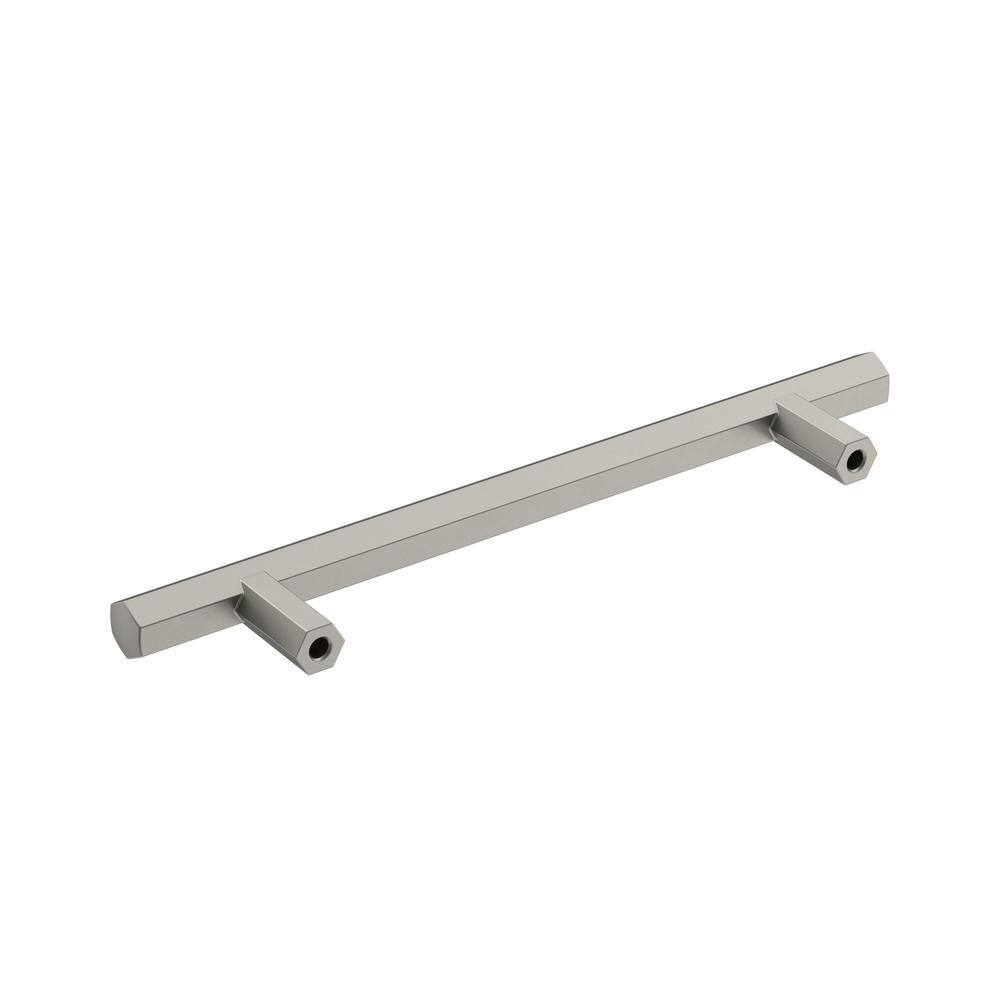 Satin Nickel Brushed Modern Cabinet Bar Pull with Mounting Hardware