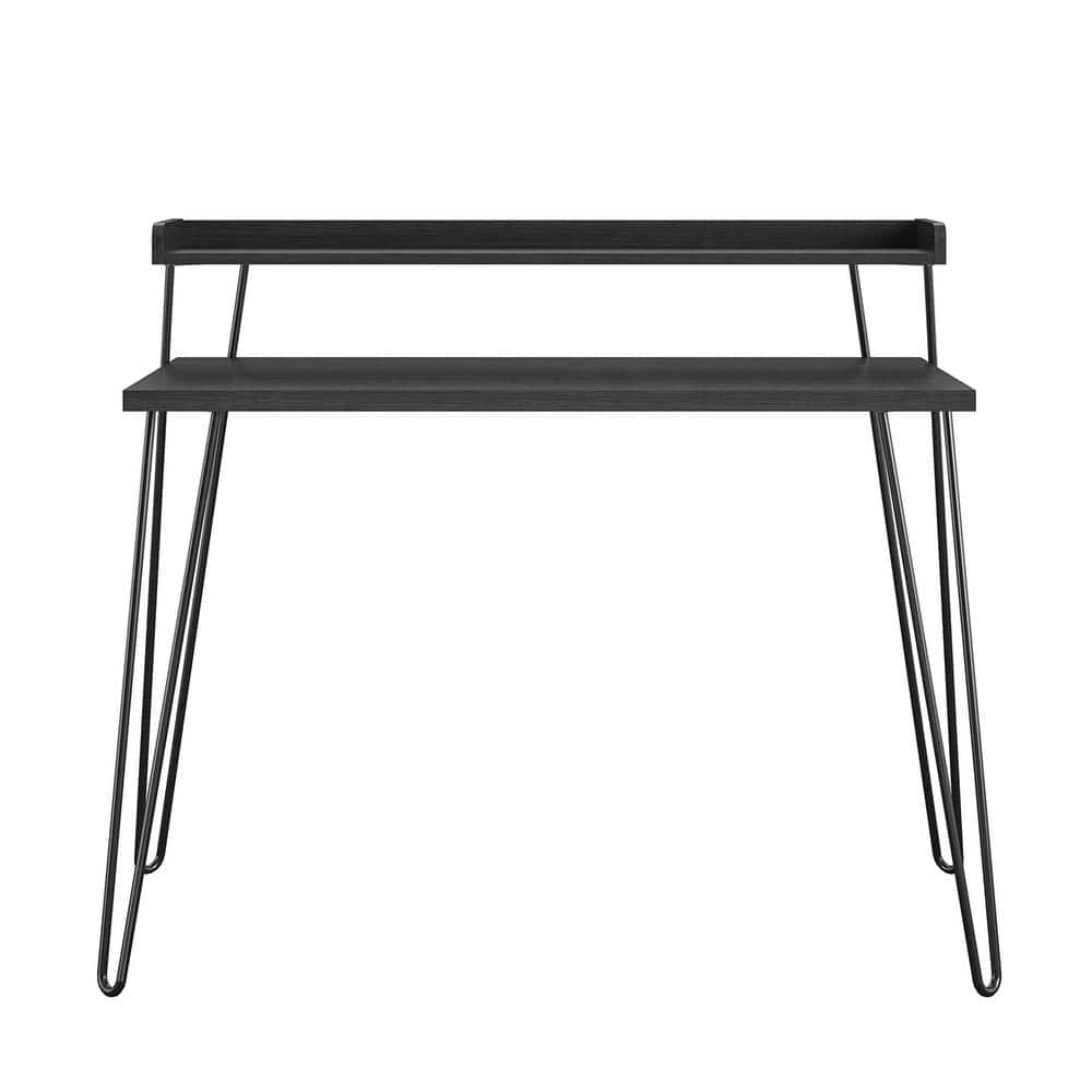 Ameriwood Home Shanewood 44.7 in. Rectangular Black Oak Computer Desk