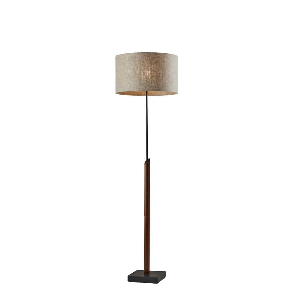 Ethan 63 in. Black Floor Lamp