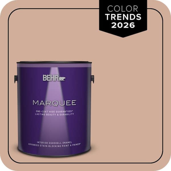 BEHR MARQUEE 1 gal. #S200-3 Iced Copper Eggshell Enamel Interior Paint & Primer