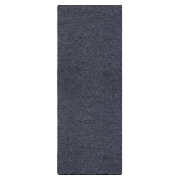All Purpose Single Rib Gray 3 ft. x 8 ft. Indoor/Outdoor Commercial Mat