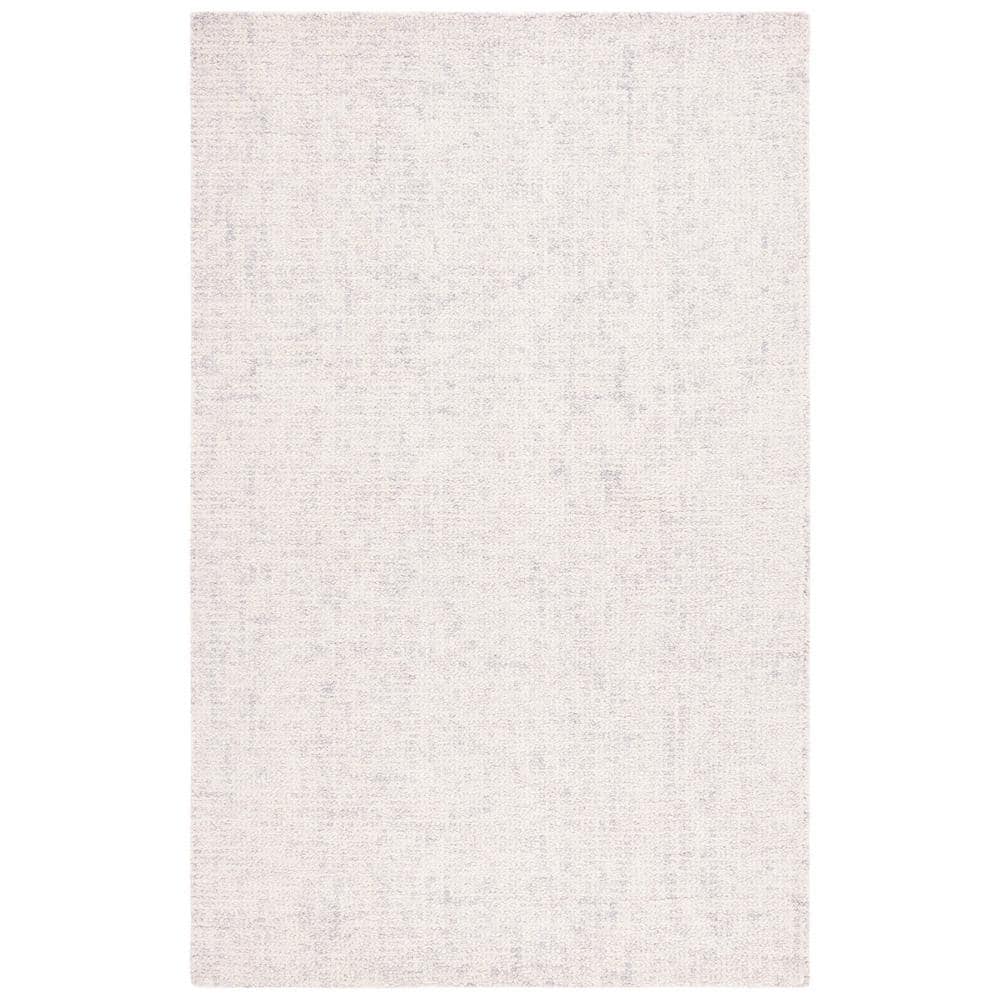 Abstract Light Gray/Ivory Doormat 3 ft. x 5 ft. Contemporary Marble Area Rug price history on PriceWatchPro