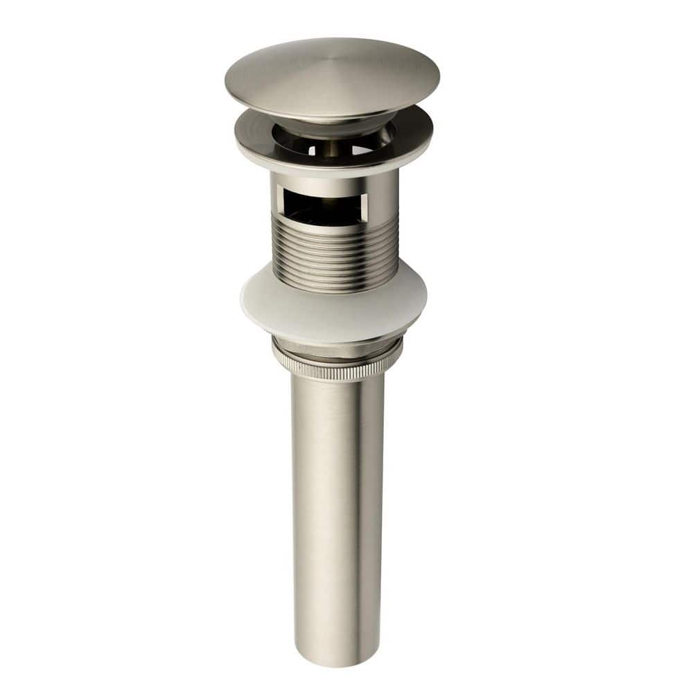 Nestfair Bathroom Sink Pop-up Drain In Brushed Nickel Smd1400n - The 