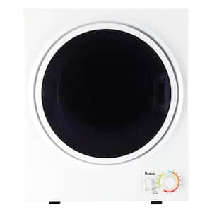 1.6 cu.ft. vented Front Load Electric Dryer in White