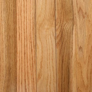 Oak Rustic Natural 3/4 in. Thick x 2-1/4 in. Wide x Varying Length Solid Hardwood Flooring (20 sqft / per case)