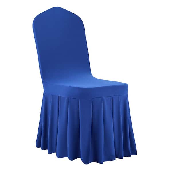 30 Piece Blue Chair Covers Fits Chair Measures up to 20.08 x 17.72 x 37.4 in., Polyester Spandex Chair Cover for Wedding