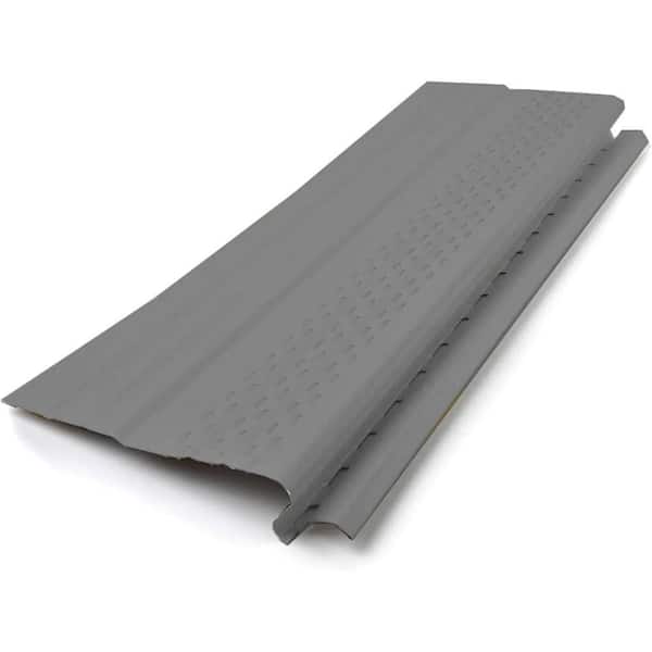 Pro Gutter Guard Leaf Protection 50 ft. Pack Light Gray Aluminum Gutter Covers 5 and 6 in. Gutters