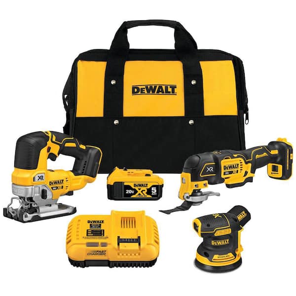 20V Lithium-Ion 2-Tool Cordless Combo Kit with (2) 5.0 Ah Batteries and Charger