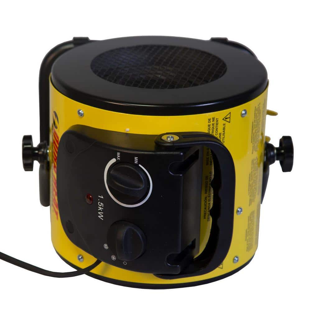 Dura Heat Yellow Stainless Steel Forced Air Heater with Thermostat