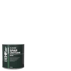 1 qt. Satin Clear Oil-Based Interior/Exterior Spar Urethane Wood Sealer
