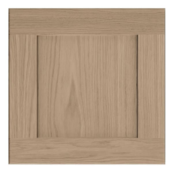 Sinclair 11.5 in. W x  0.75 in. D x 11.125 in. H in Light Oak Cabinet Sample Door