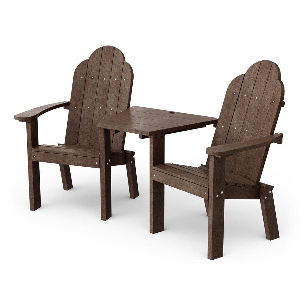 Classic Tudor Brown Plastic Outdoor Deck Chair Tete-A-Tete price history on PriceWatchPro