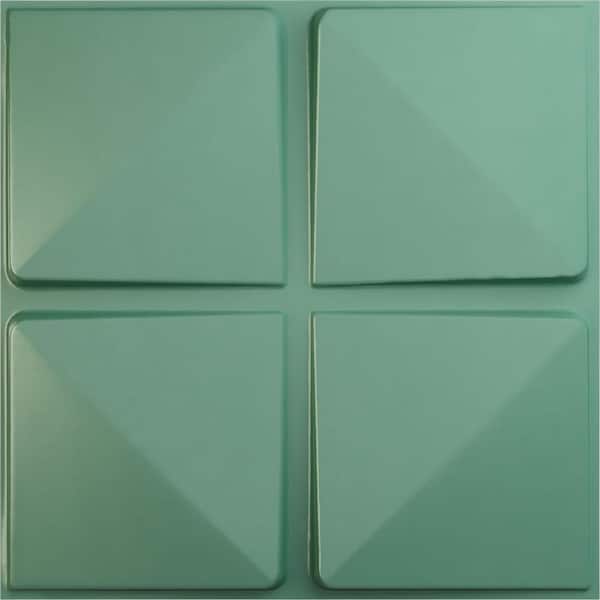 Ekena Millwork 19-5/8"W x 19-5/8"H Edinburgh EnduraWall Decorative 3D Wall Panel, Sea Mist (12-Pack for 32.04 Sq.Ft.)