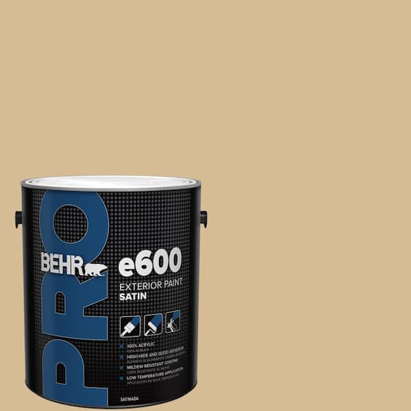 1 gal. #330F-4 Pebble Path Satin Exterior Paint