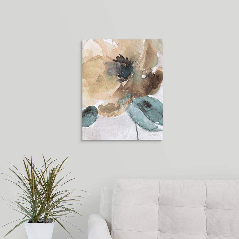 Watercolor Poppy II by Carol Robinson Canvas Wall Art price history on PriceWatchPro