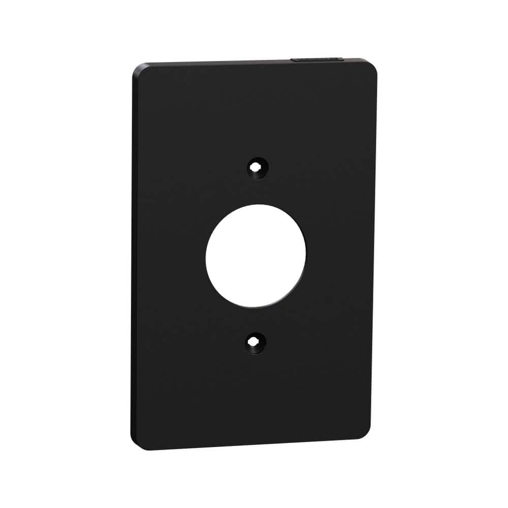 X Series 1-Gang Midsize Round Standard Single Outlet Wall Plate Matte Black price history on PriceWatchPro