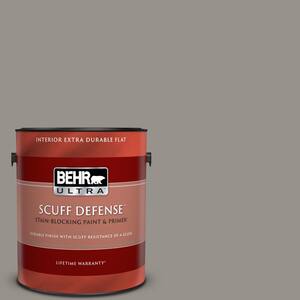 BEHR ULTRA 5 gal. #PPU5-08 Sculptor Clay Extra Durable Flat Interior Paint  & Primer 172005 - The Home Depot