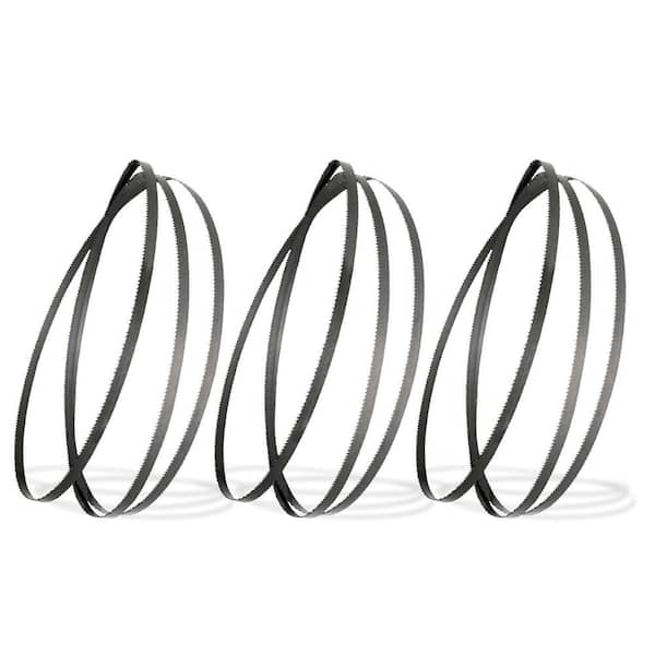 ‎POWERTEC 59-1/2 in. x 1/4 in. x 14 TPI Band Saw Blades for Wen 3959, Craftsman, Porter-Cable, Ryobi, Delta 9 in. Bandsaw (3-Pack)