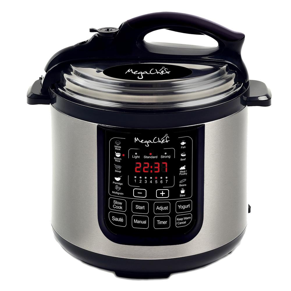 Geek Chef 12 in 1 Electric 8 Quart Oval Pressure Cooker Pot with LCD  Display, 1 Piece - Fry's Food Stores