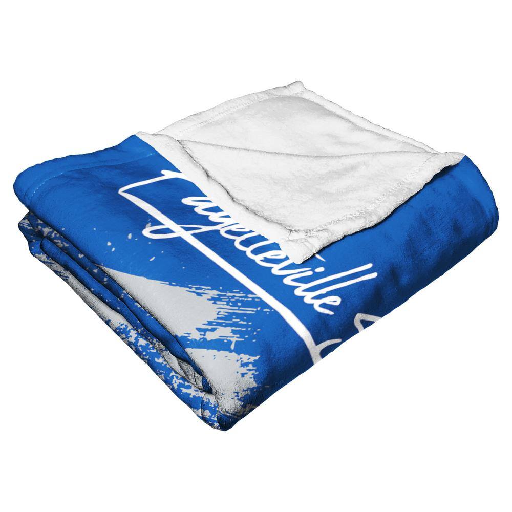 Fayetteville State Blue Polyester Silk Touch Throw Blanket