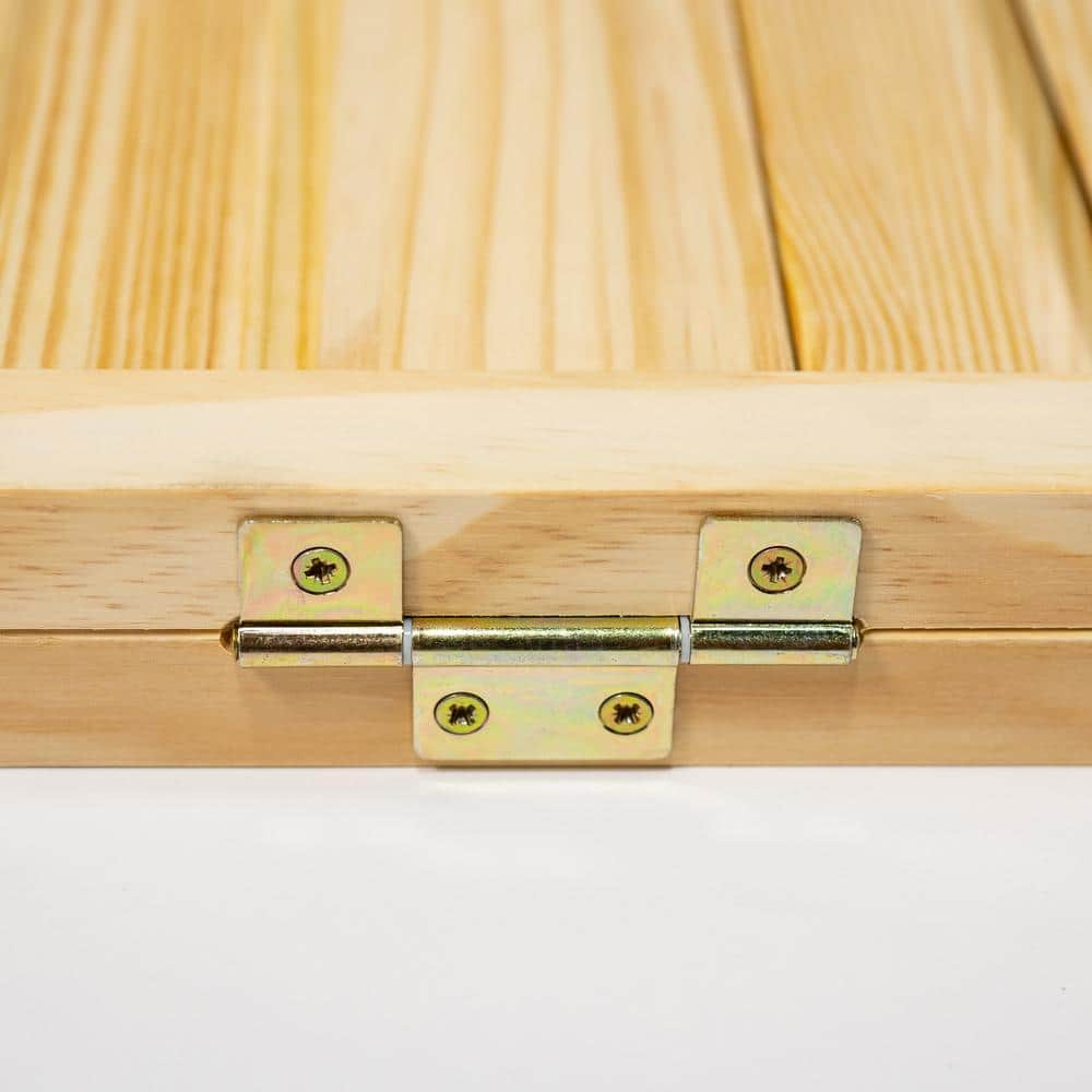 Natural Pine Louvered Bi-Fold Closet Door 30x80
