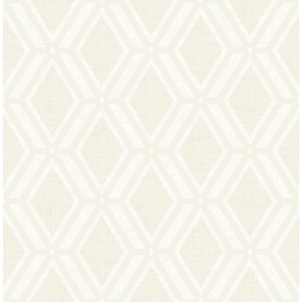 Advantage Mersenne Taupe Geometric Vinyl Wallpaper Roll 4025-82543 ...