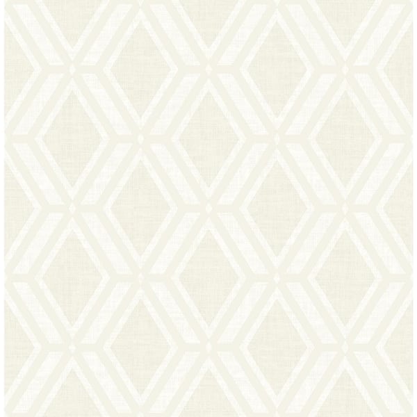 Mersenne Taupe Geometric Vinyl Wallpaper Roll