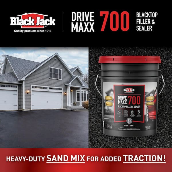Black Jack 4.75 gal. Drive-Maxx 700-Matte Black Water-Based