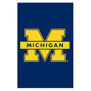 NCAA 1 ft. x 1-1/2 ft. University of Michigan 2-Sided Garden Flag