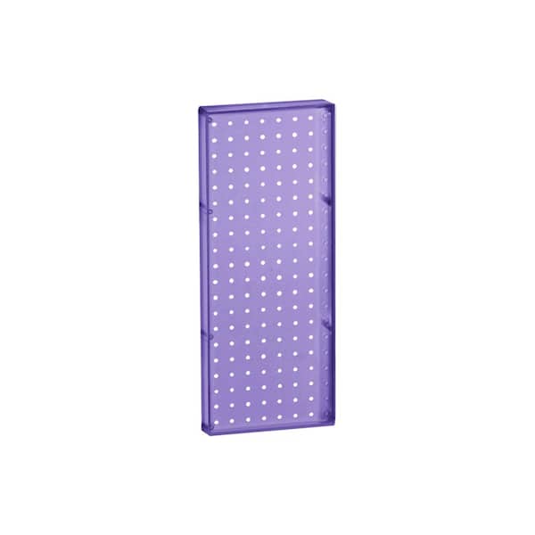 20.625 in. H x 8 in. W Pegboard Purple Styrene One Sided Panel