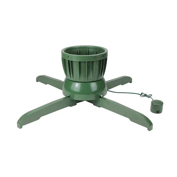 Northlight Musical Rotating Christmas Tree Stand for Live Trees 32912622 -  The Home Depot