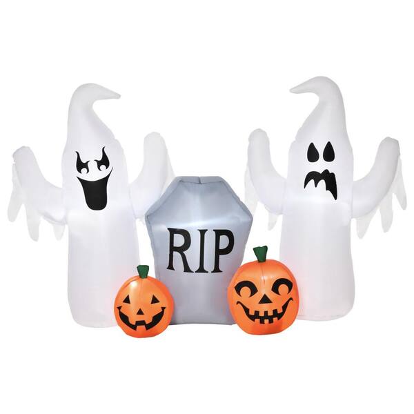 halloween lighted tombstones