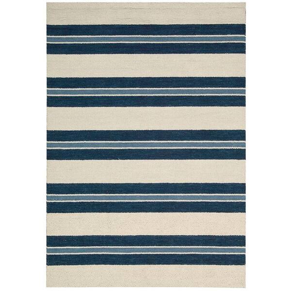 Nourison Oxford Awning Stripe 3 ft. 6 in. x 5 ft. 6 in. Area Rug