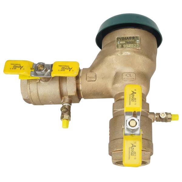 Apollo 2 In Bronze Fip Pressure Vacuum Breaker 4a508a2 The Home Depot