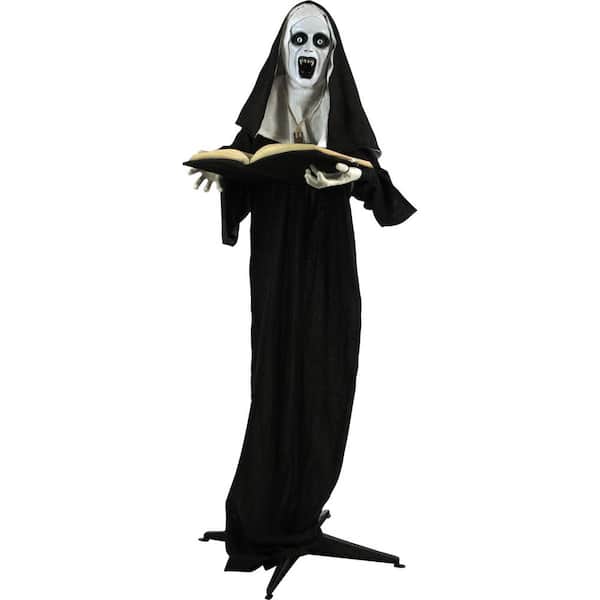 Haunted Hill Farm 63 in. Touch Activated Animatronic Witch